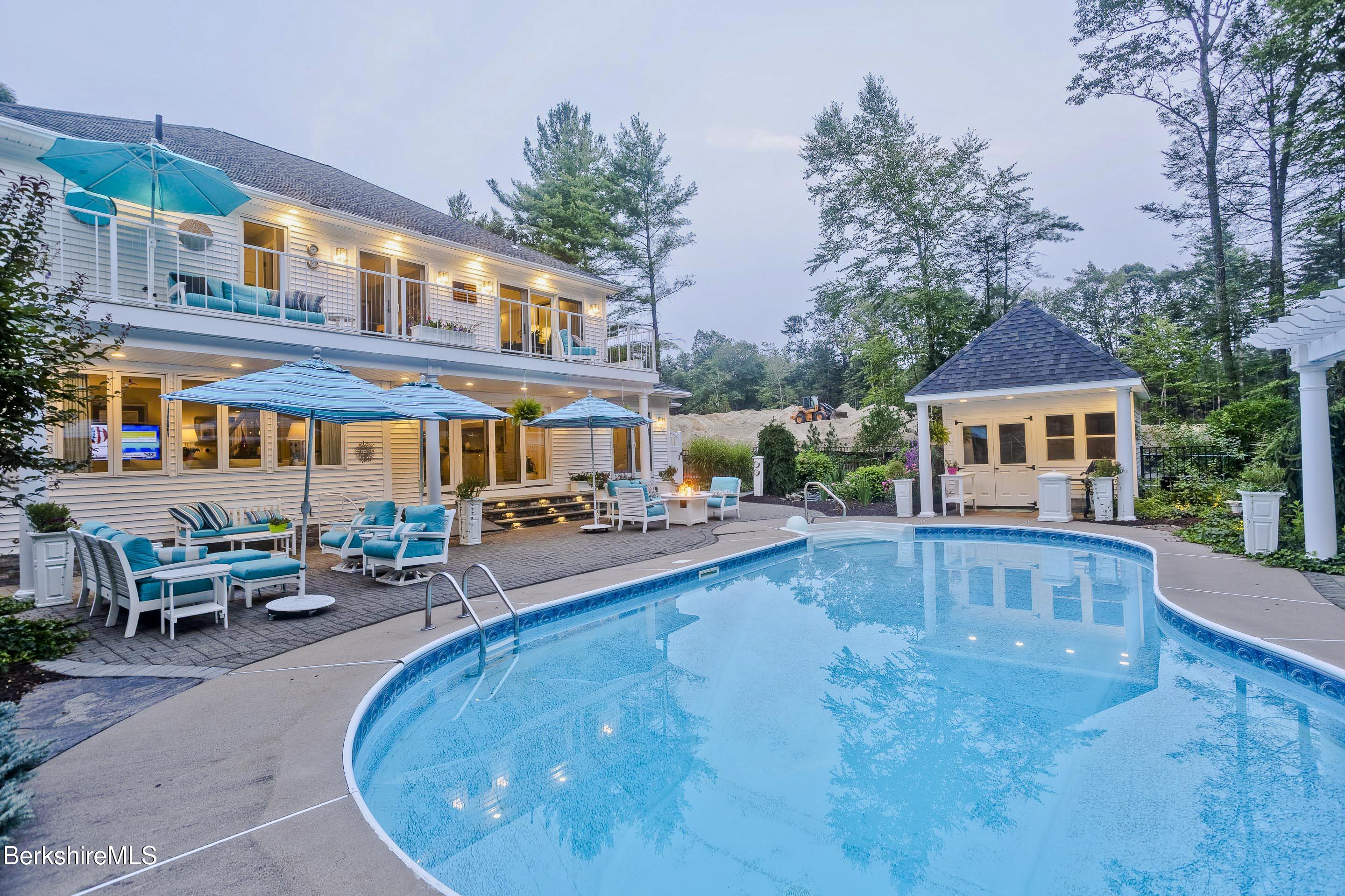 183 Loomis Ridge Road Westfield, MA 01085 - Photo 35 of 39 a view of a house with swimming pool and sitting area