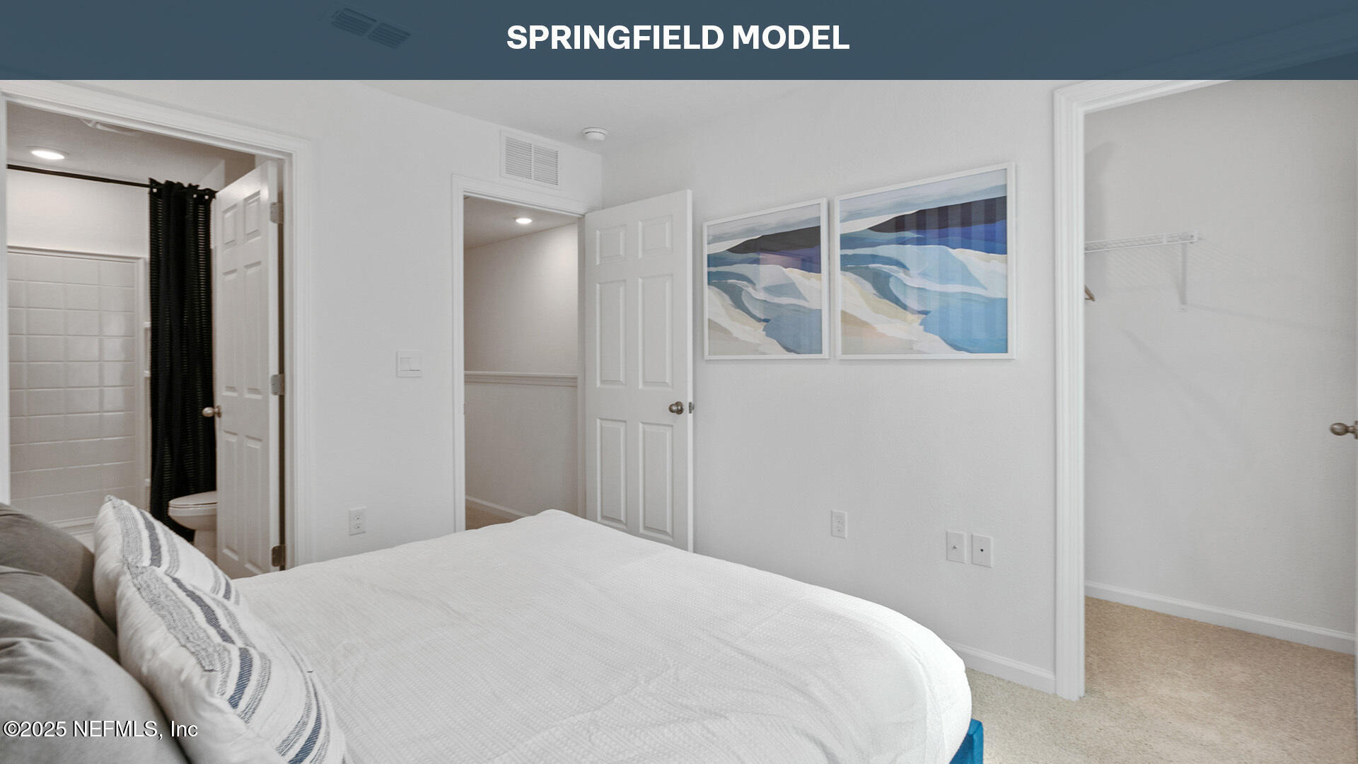 131 Palmetto Rdg Road St. Augustine, FL 32095 - Photo 26 of 53 a bedroom with a bed and a painting on the wall