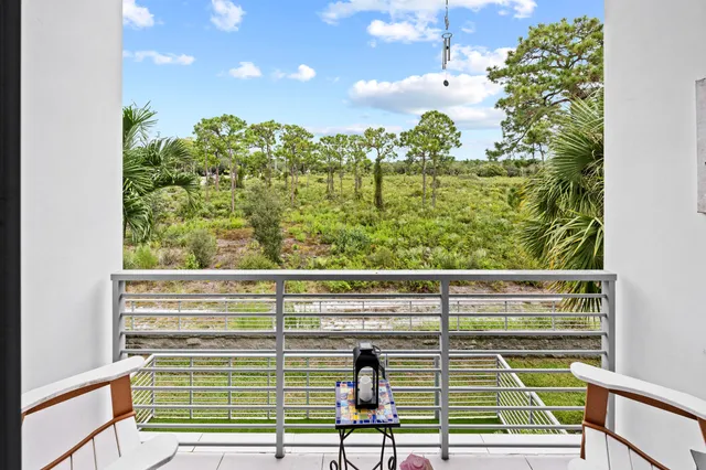 a view of a yard with flower plants