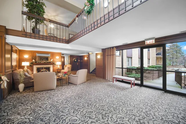 a room with furniture