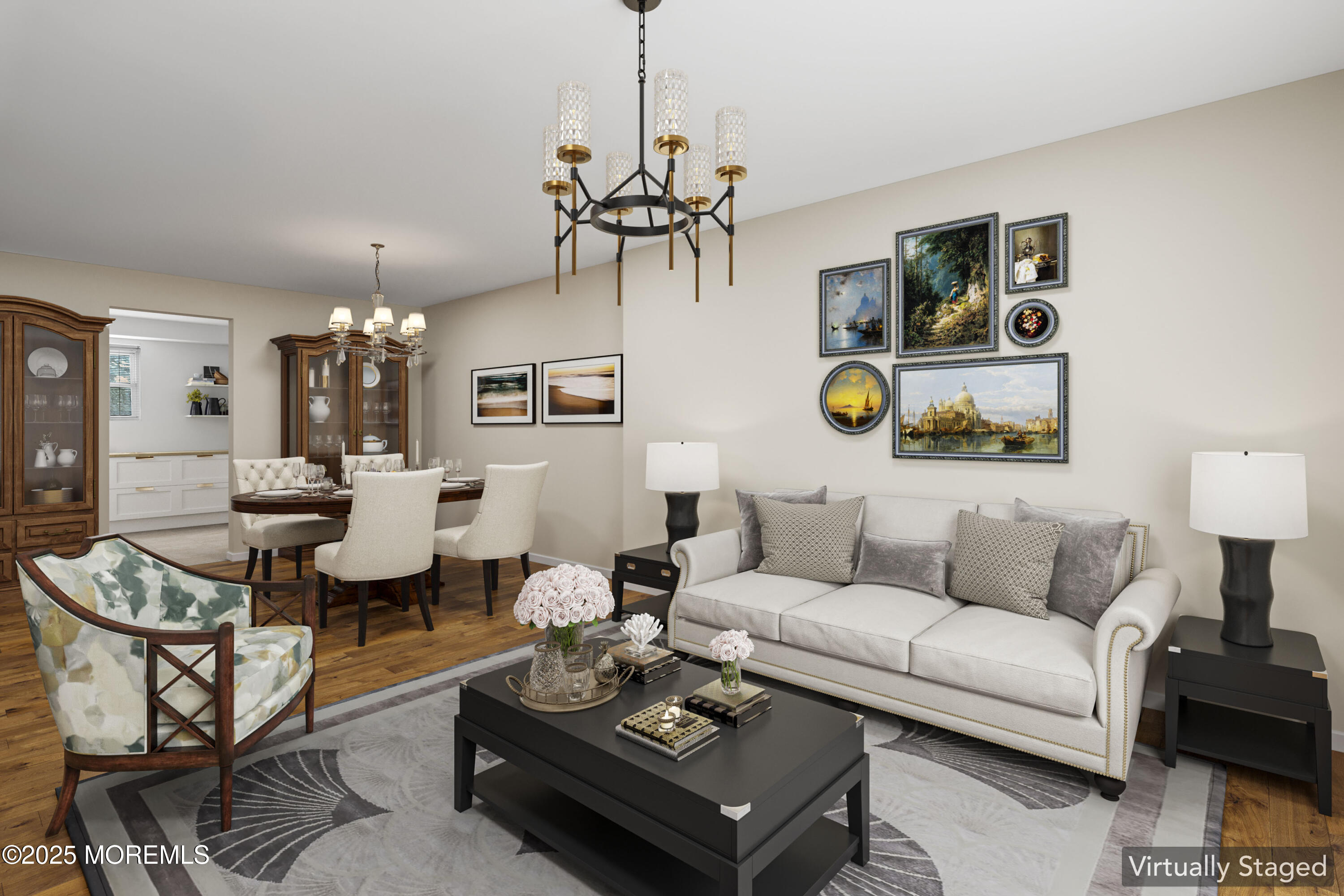 975 South Concourse Keyport, NJ 07735 - Photo 12 of 46 a living room with furniture and wooden floor