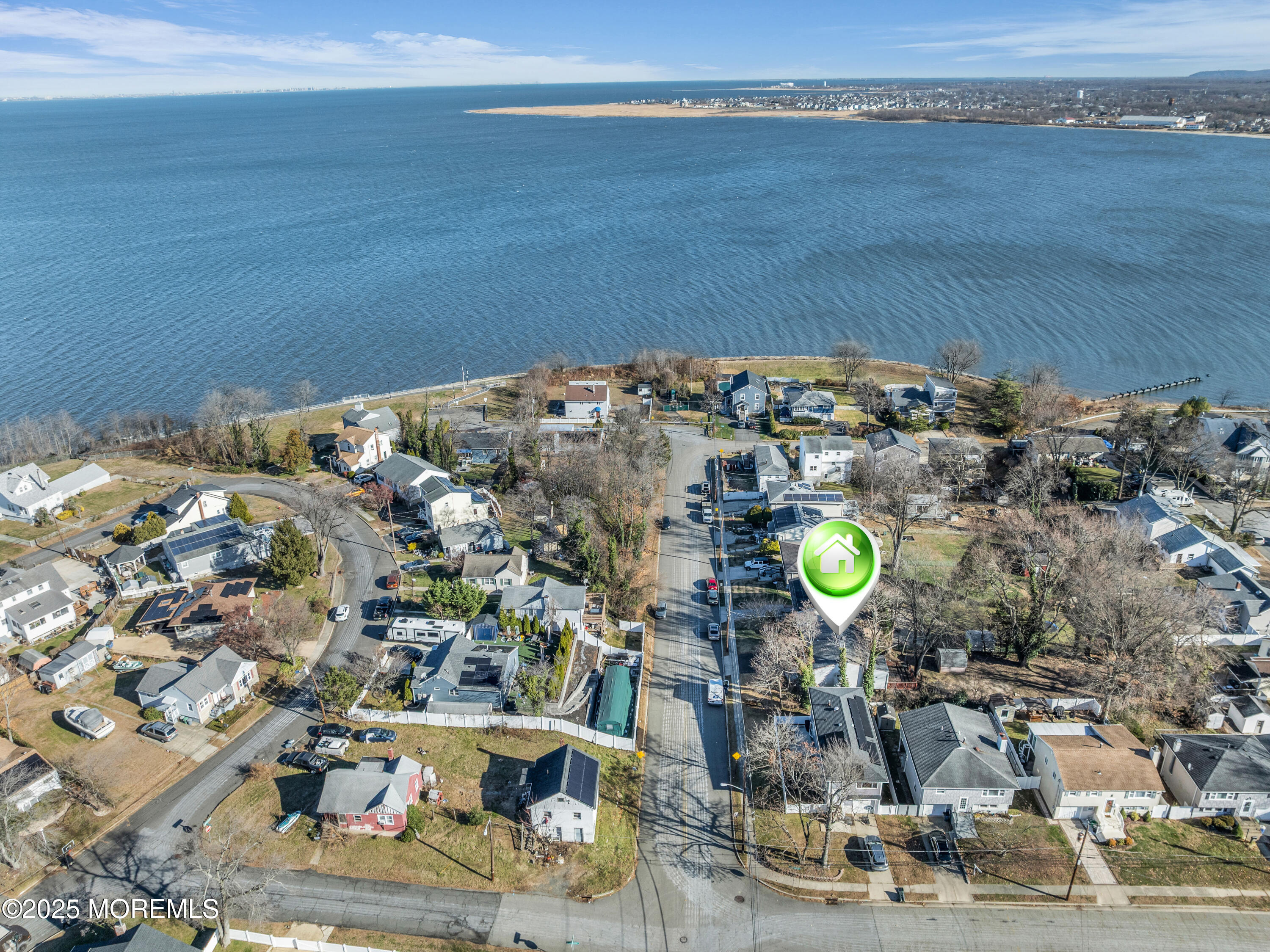 975 South Concourse Keyport, NJ 07735 - Photo 41 of 46 an aerial view of a house with a swimming pool