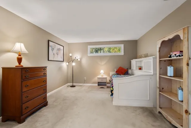 a room with furniture and cabinets