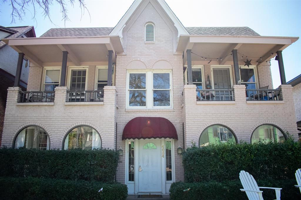 4034 Hawthorne Avenue, Unit 103 Dallas, TX 75219 - Photo 1 of 13 a front view of house with yard and entryway