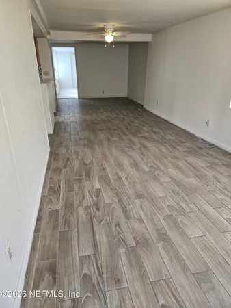 wooden floor in a room