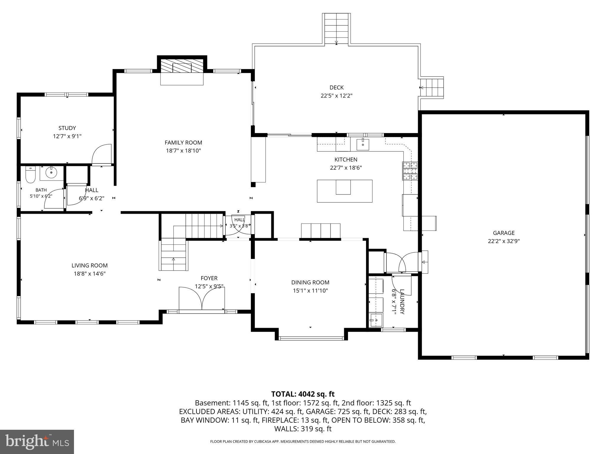 231 Kirkbrae Road Kennett Square, PA 19348 - Photo 41 of 44 Main Level Floorplan