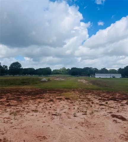 a view of a lake from a yard