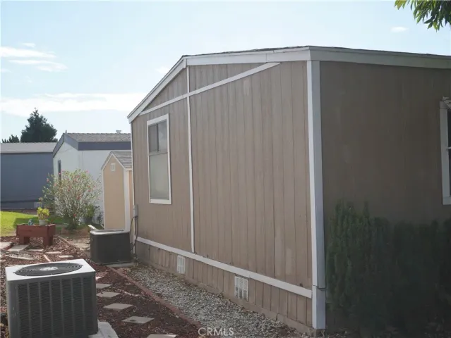 a backyard of a house