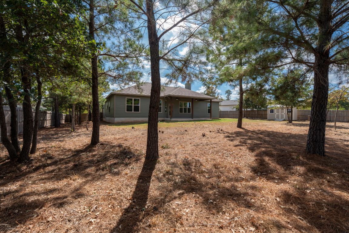 203 Cardinal Loop Paige, TX 78659 - Photo 30 of 36 a view of a yard with trees