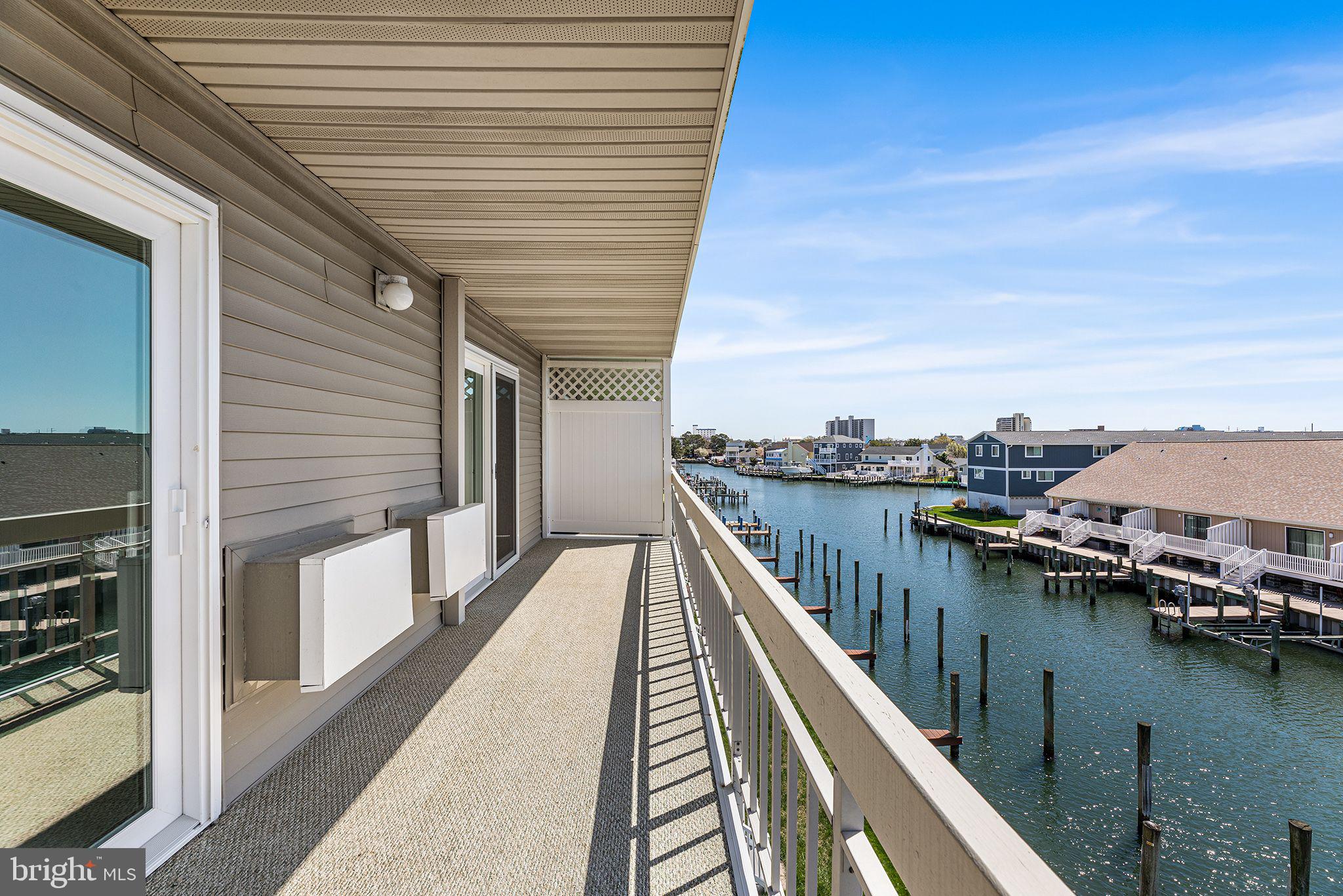 615 Salt Spray Road, Unit 3E Ocean City, MD 21842 - Photo 13 of 39 Balcony / View of canal