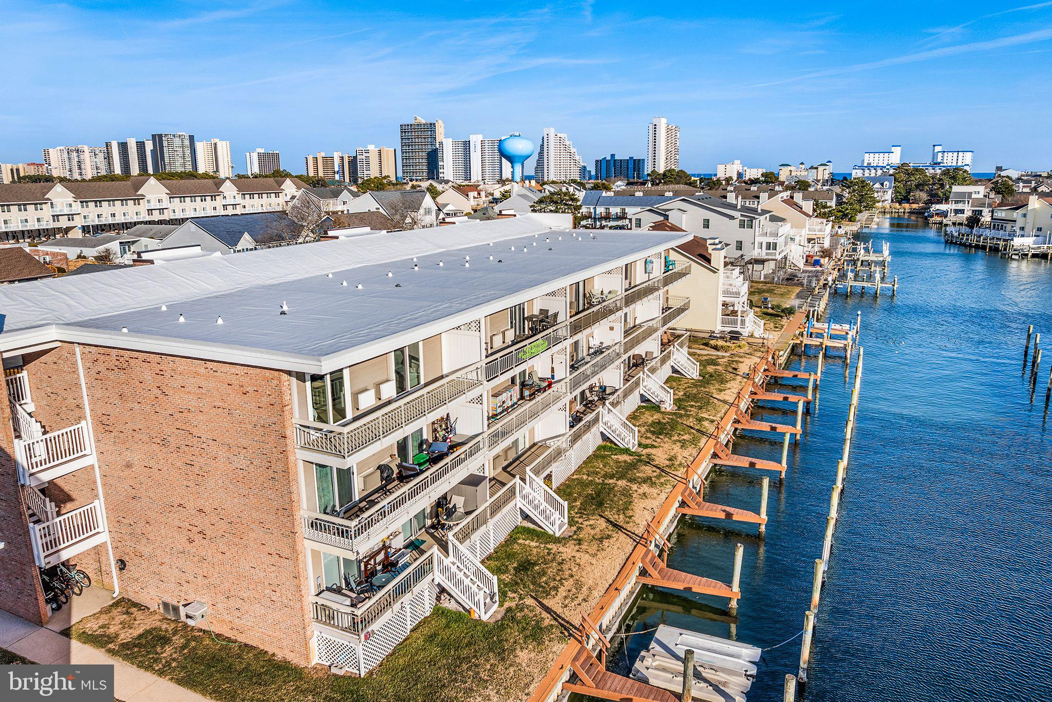615 Salt Spray Road, Unit 3E Ocean City, MD 21842 - Photo 5 of 39 Aerial view of the canal
