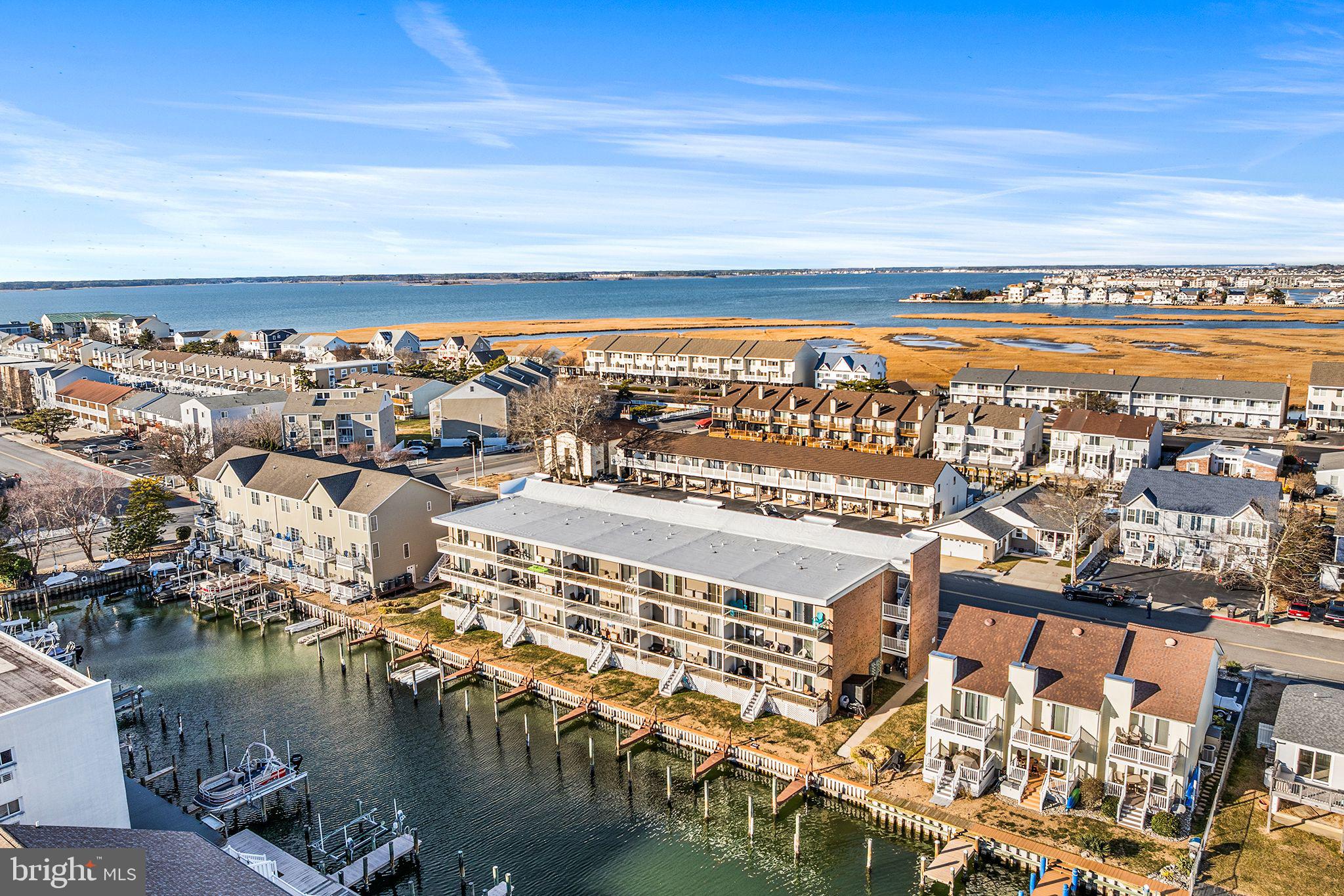 615 Salt Spray Road, Unit 3E Ocean City, MD 21842 - Photo 8 of 39 Aerial view of canal