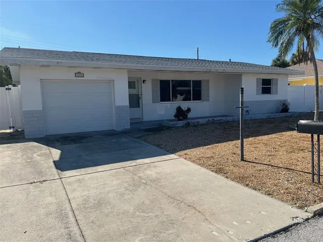 a backyard of a house