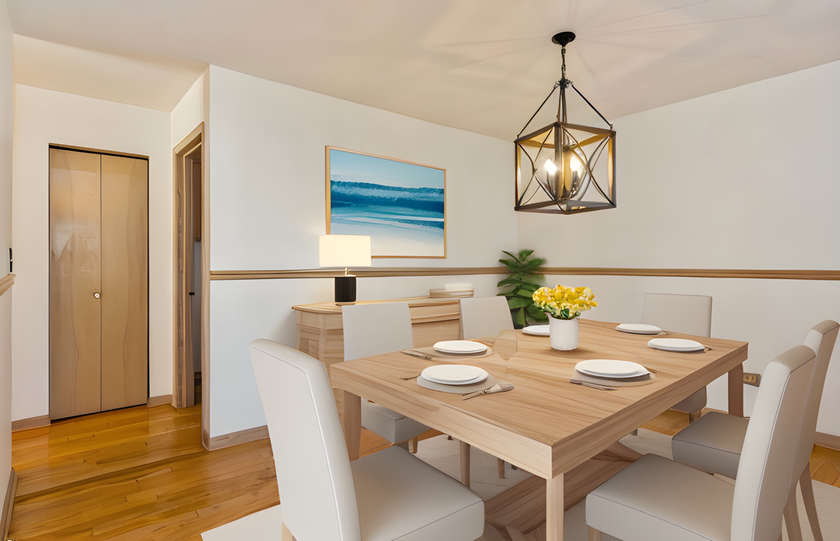 4418 Riverside Drive Plainfield, IL 60586 - Photo 2 of 21 a view of a dining room with furniture and wooden floor