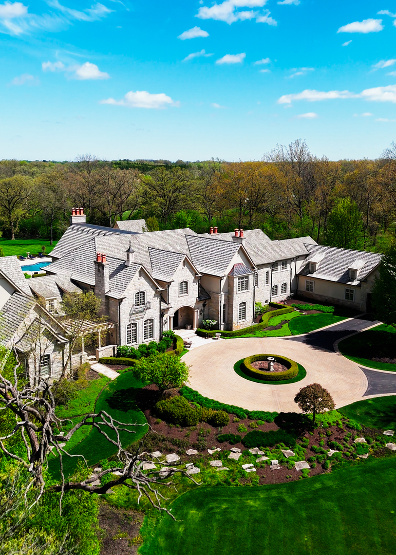 93 Hawley Woods Road Barrington, IL 60010 - Photo 2 of 91 an aerial view of a house with garden space and street view