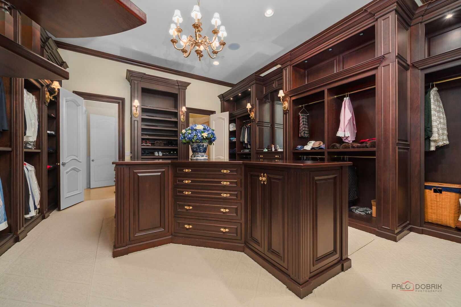 93 Hawley Woods Road Barrington, IL 60010 - Photo 40 of 91 a room with a dresser and a chandelier