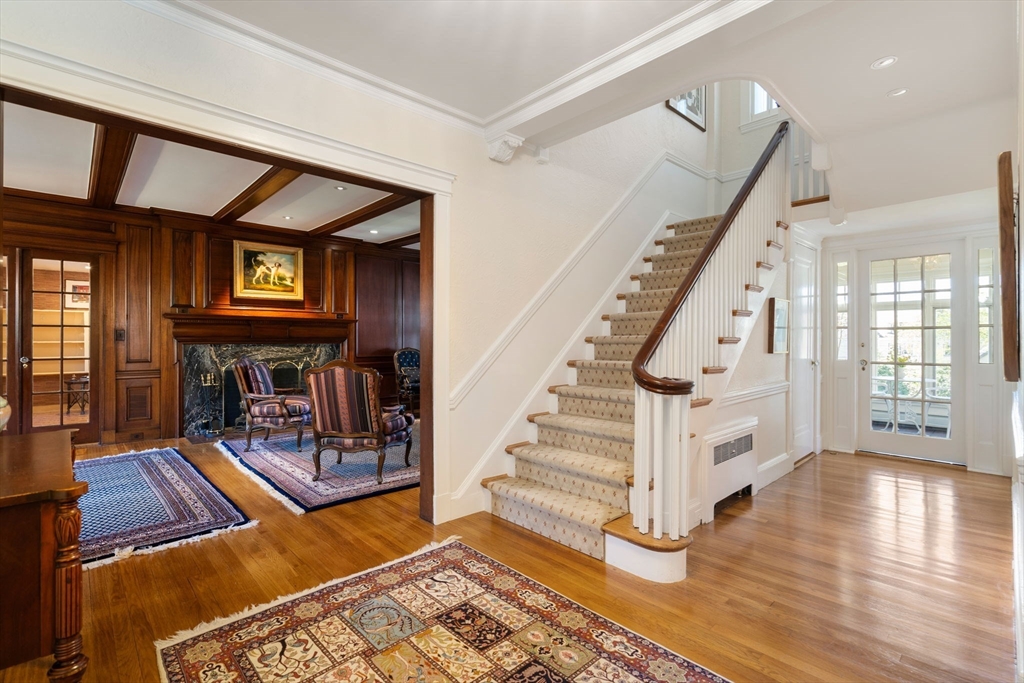 41 Nobscot Road Newton, MA 02459 - Photo 2 of 37 a view of an entryway with wooden floor