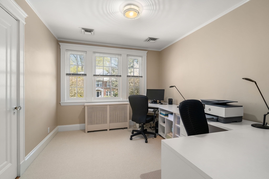 41 Nobscot Road Newton, MA 02459 - Photo 29 of 37 a view of a workspace with furniture and a window