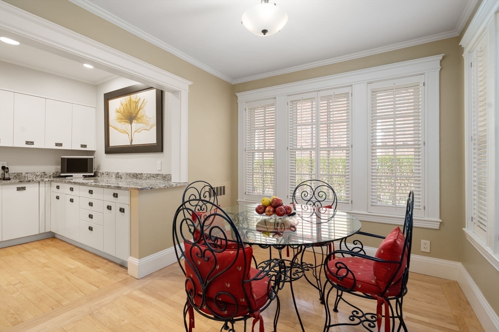 41 Nobscot Road Newton, MA 02459 - Photo 9 of 37 a view of a dining room with furniture window and outside view