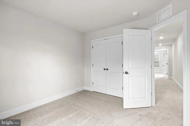 a view of an empty room