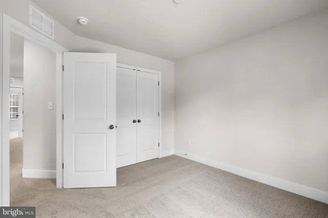 a view of an empty room