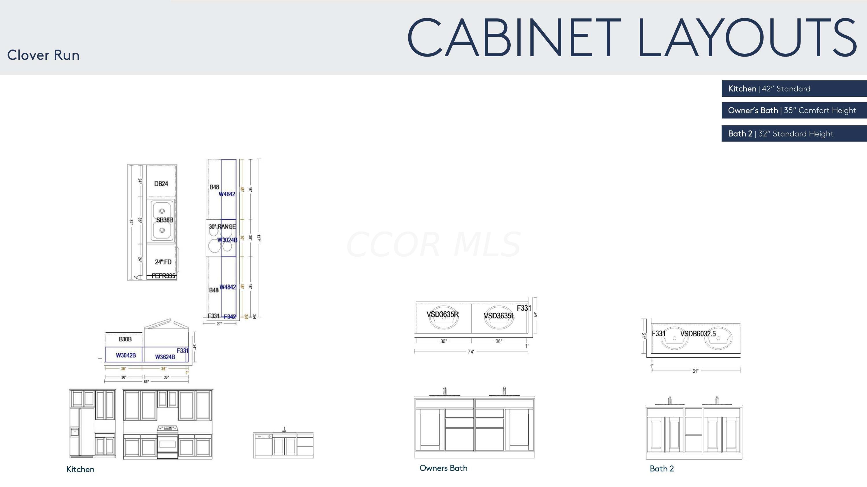 152 Reneau Avenue, Unit LOT 18 Galloway, OH 43119 - Photo 3 of 32 Cabinet Layouts