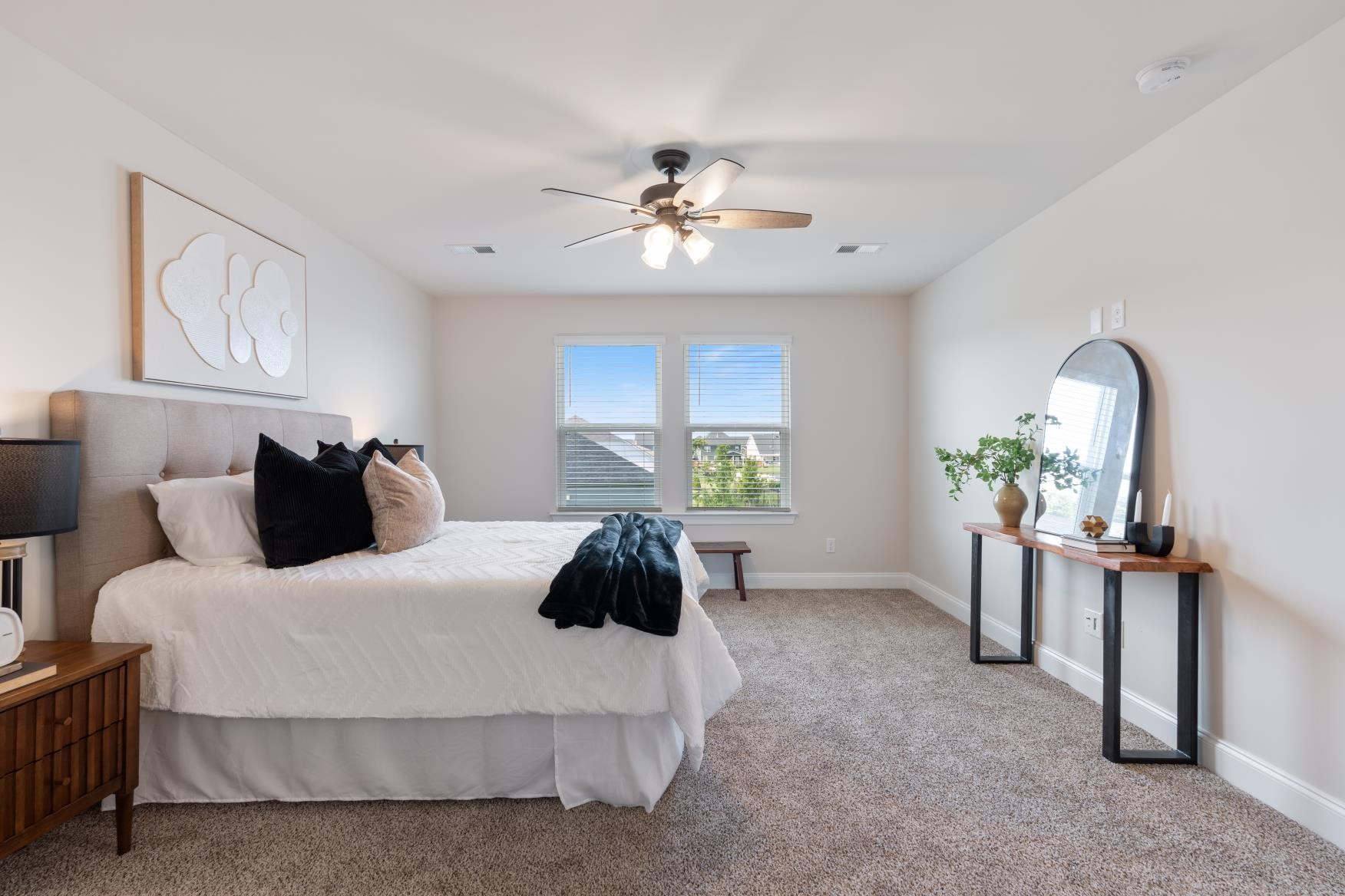 3706 Mathewson Way Murfreesboro, TN 37128 - Photo 34 of 59 a bedroom with a bed and ceiling fan