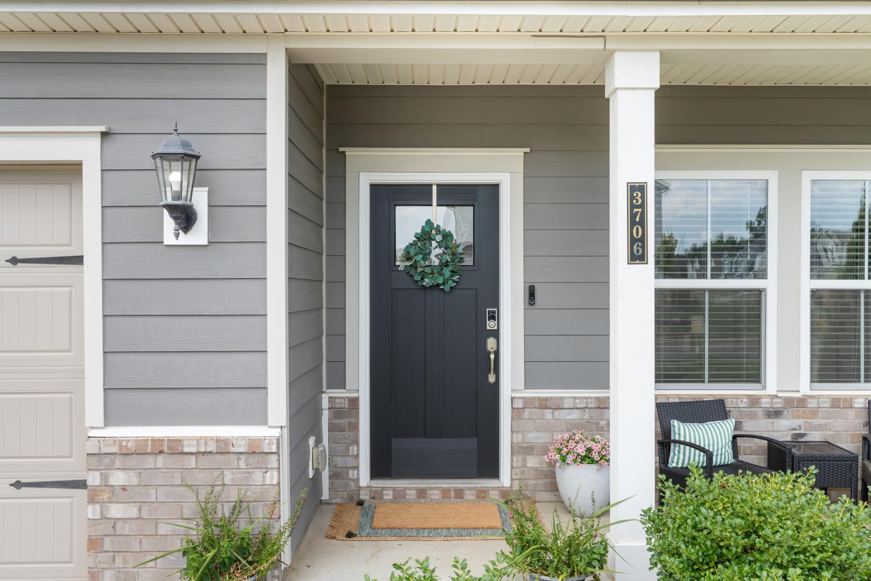 3706 Mathewson Way Murfreesboro, TN 37128 - Photo 7 of 59 a front view of a house with a garden
