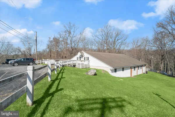 a view of a porch with a yard