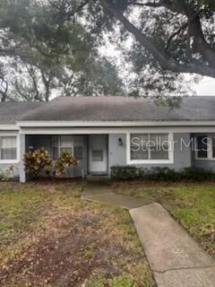 a view of a house with garden