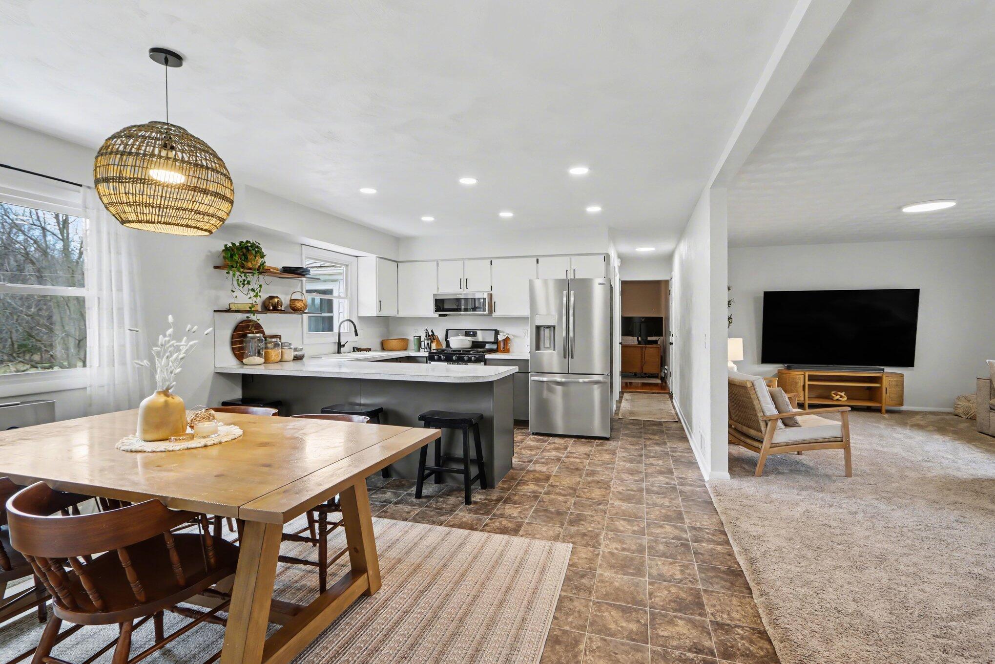 22381 North Angling Road Centreville, MI 49032 - Photo 8 of 46 Kitchen & Dining Area