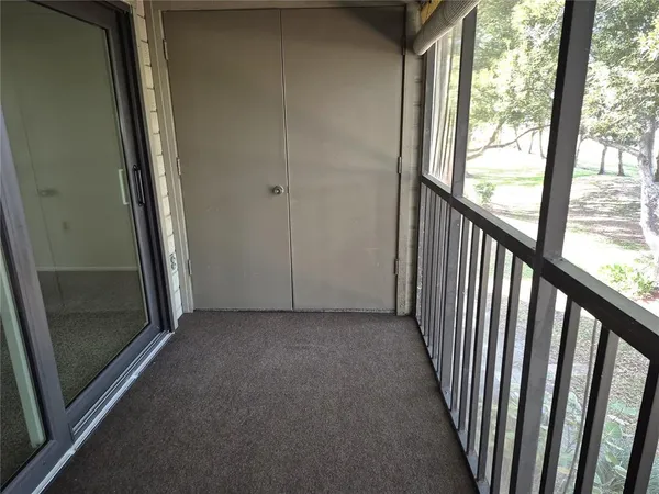 a view of a porch