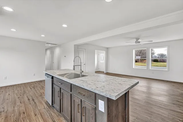 a view of city from a balcony