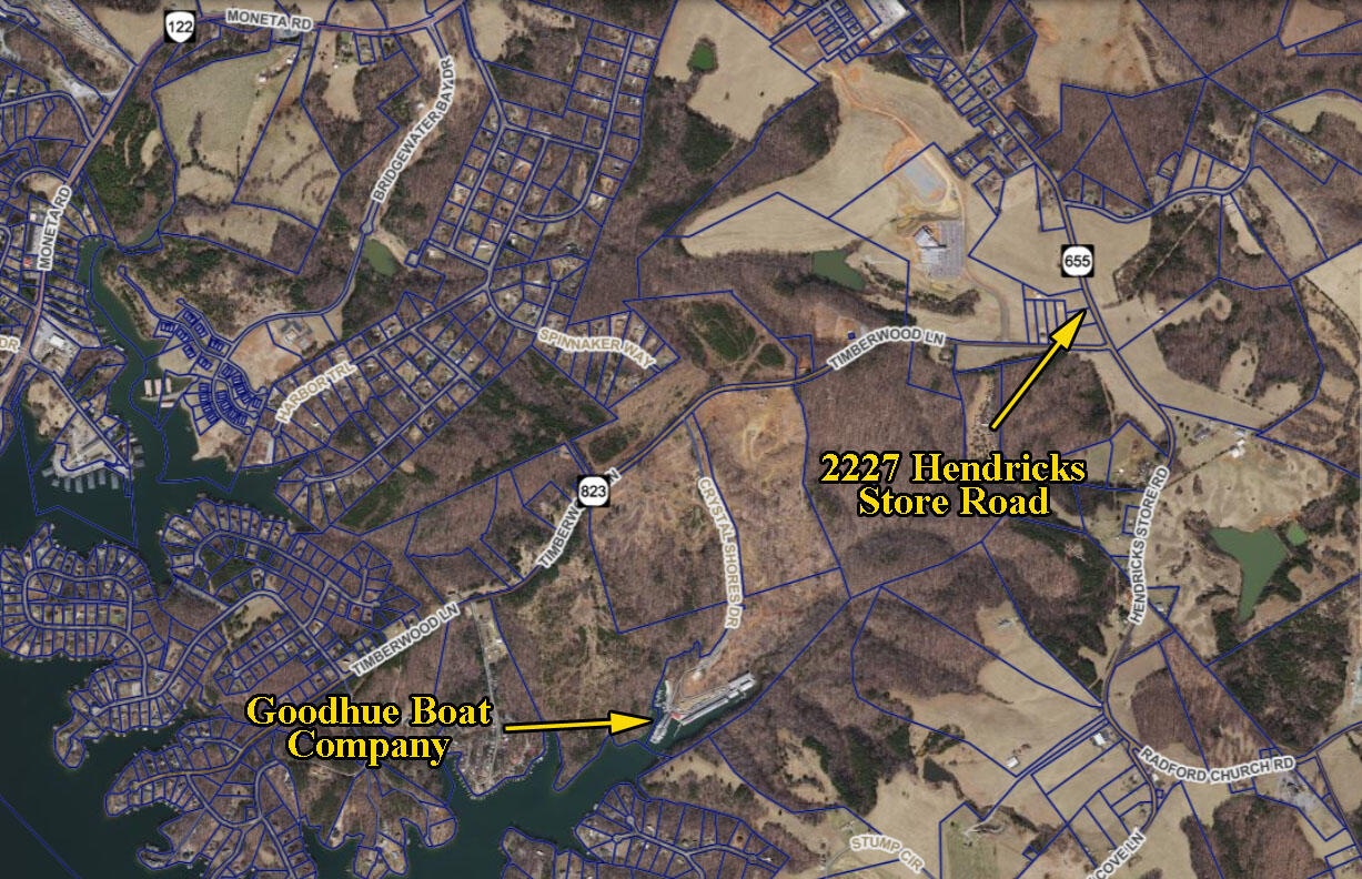 2227 Hendricks Store Road Moneta, VA 24121 - Photo 53 of 55 google earth