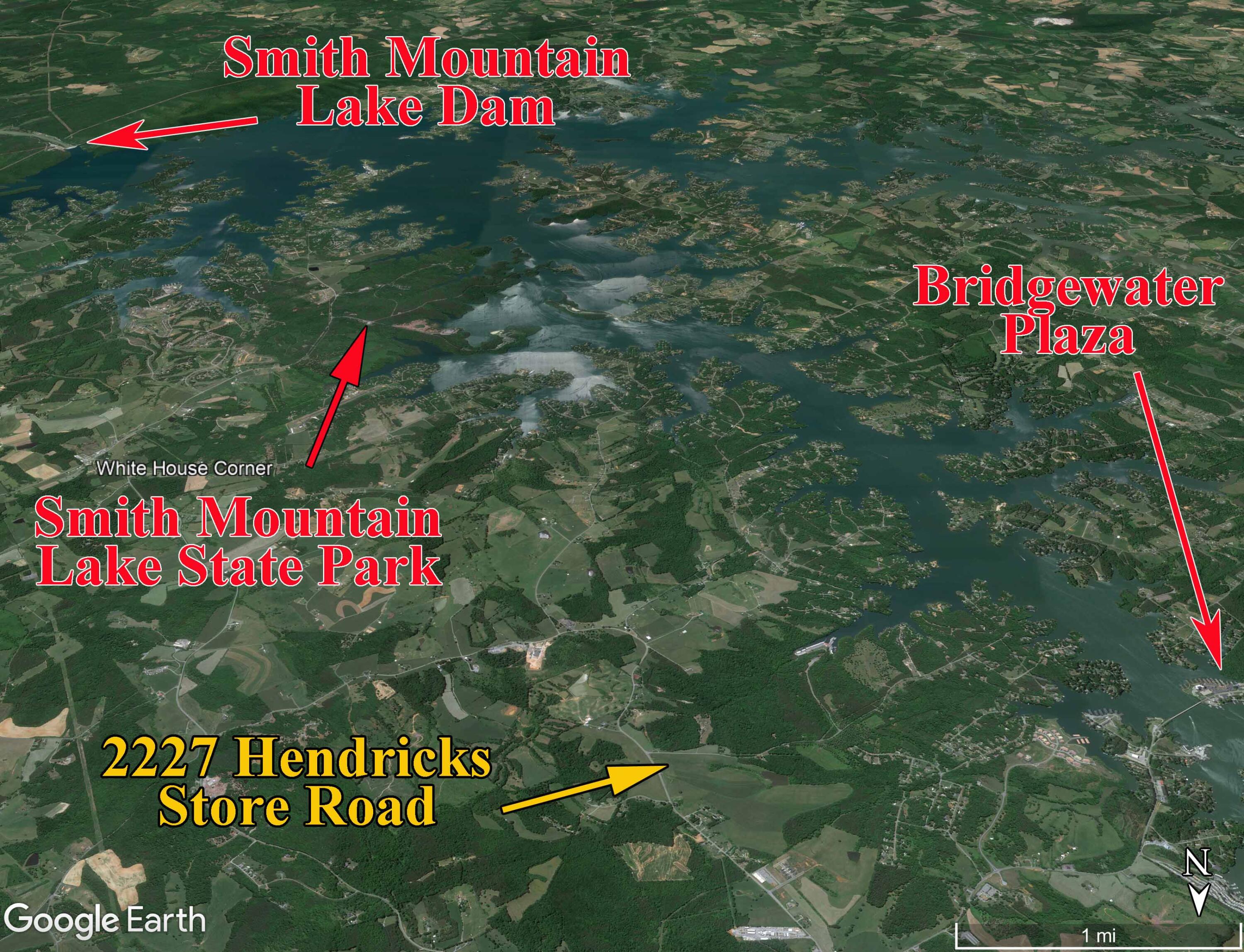 2227 Hendricks Store Road Moneta, VA 24121 - Photo 54 of 55 bridgewater to dam