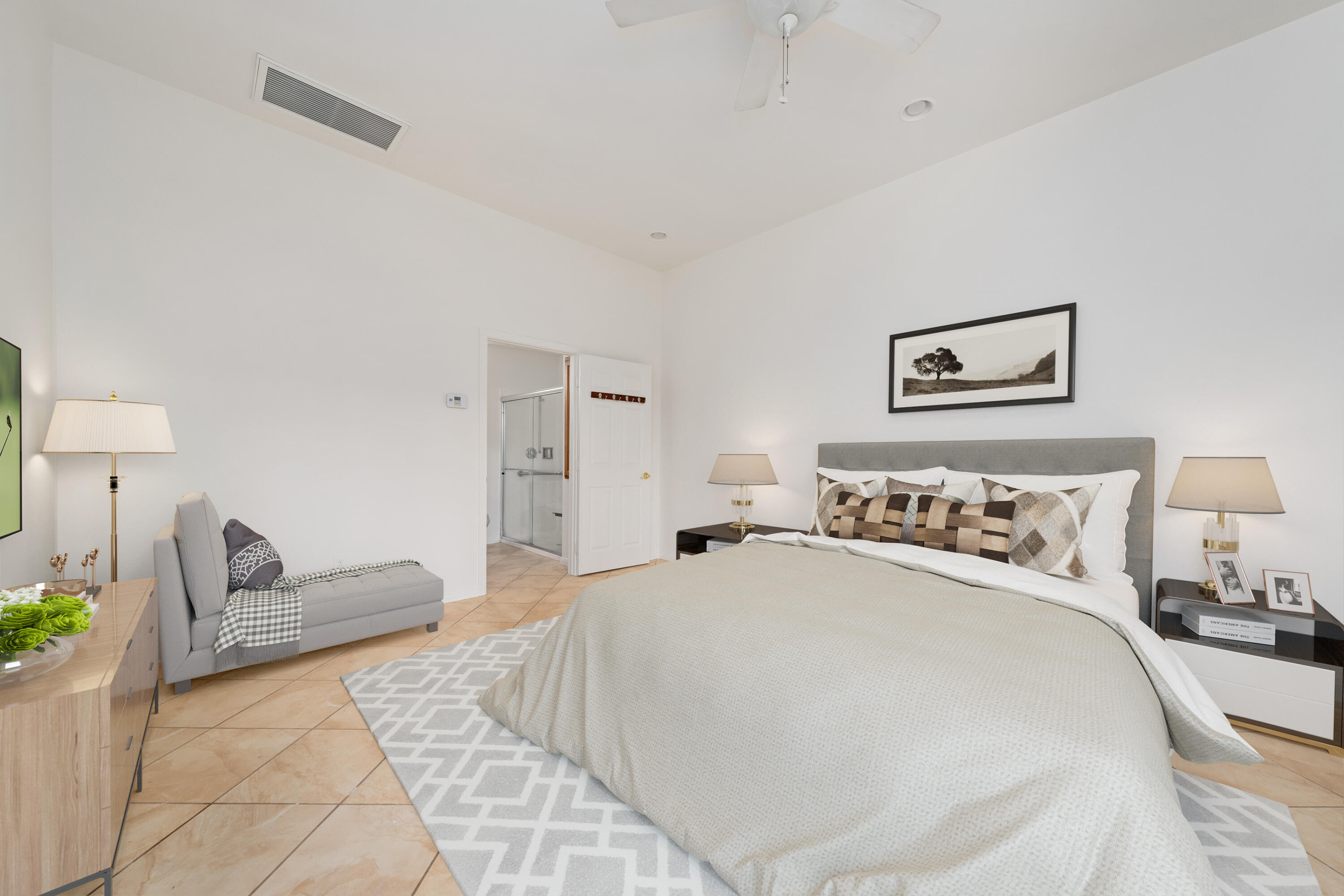 35260 Monarch Way Palm Desert, CA 92211 - Photo 41 of 44 a large white bed in a white room