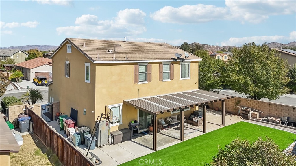 29259 Bouris Drive Menifee, CA 92584 - Photo 38 of 56 a aerial view of a house with a yard and furniture
