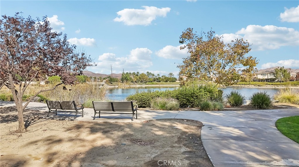 29259 Bouris Drive Menifee, CA 92584 - Photo 47 of 56 a view of a lake with houses