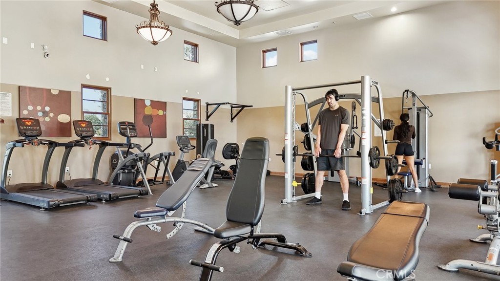 29259 Bouris Drive Menifee, CA 92584 - Photo 53 of 56 a view of a room with gym equipment