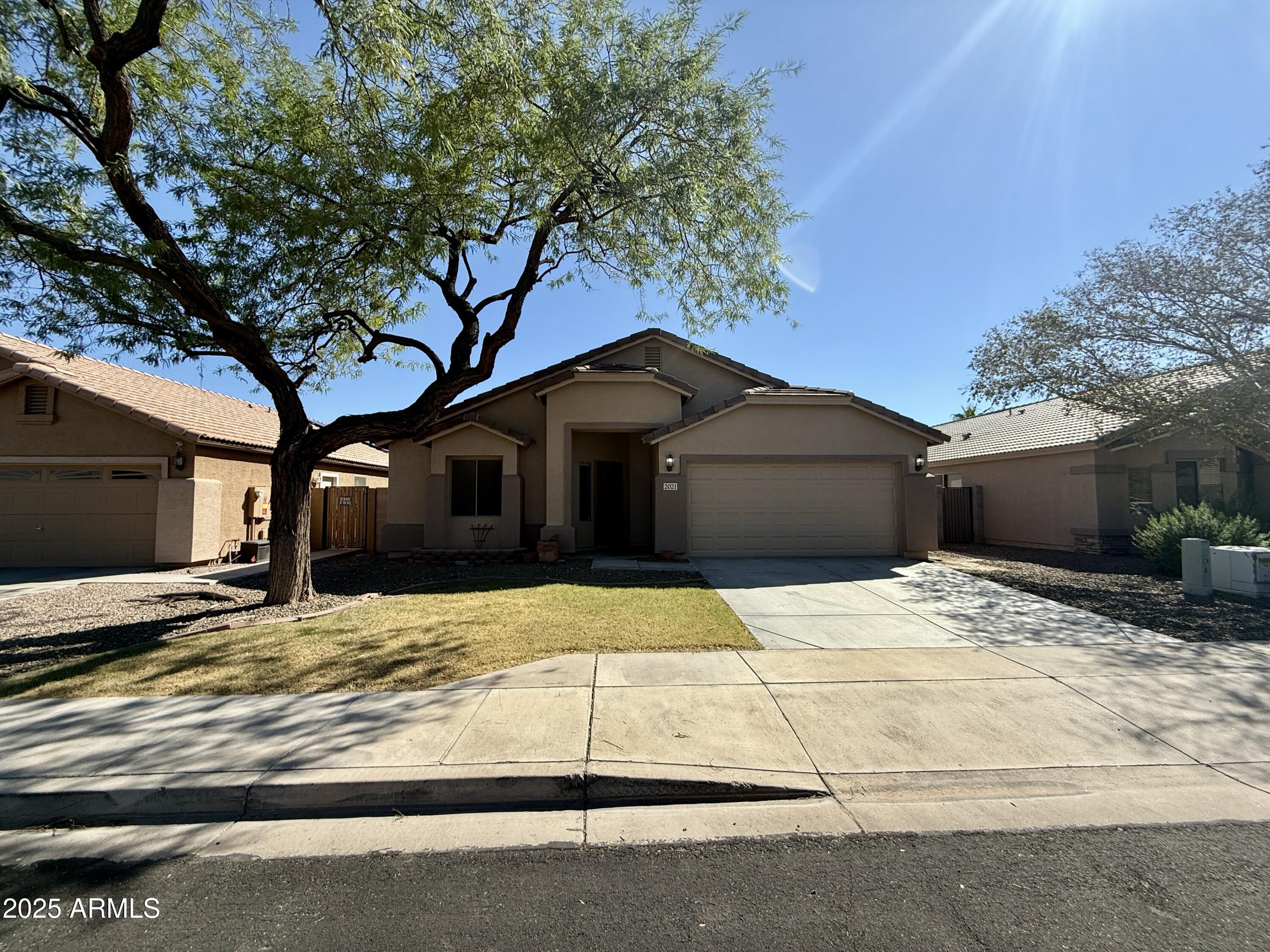 a house view with a outdoor space