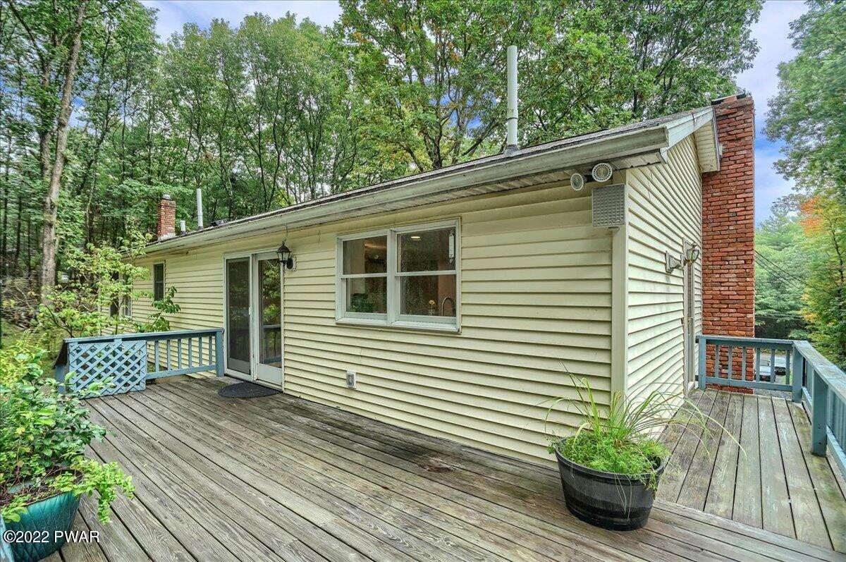 179 Emery Road Dingmans Ferry, PA 18328 - Photo 22 of 29 Rear Deck