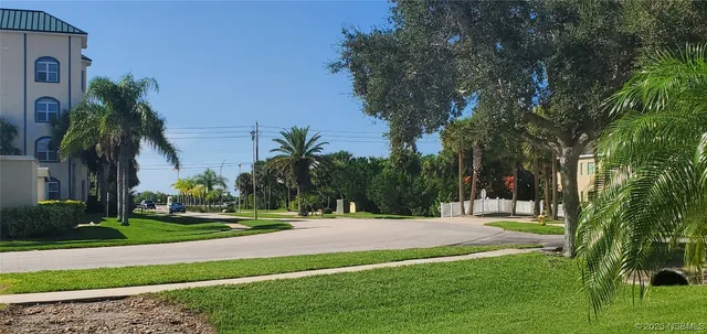 a view of outdoor space with garden