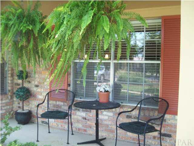 Covered front patio