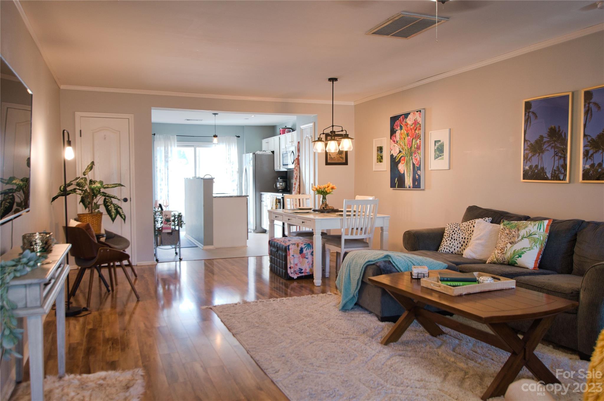 303 River Clay Road, Unit 135 Fort Mill, SC 29708 - Photo 3 of 19 a living room with furniture and wooden floor