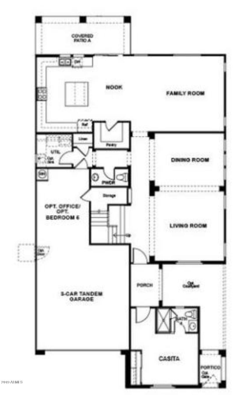 20876 West Stone Hill Road Buckeye, AZ 85396 - Photo 33 of 34 floor plan 1st floor