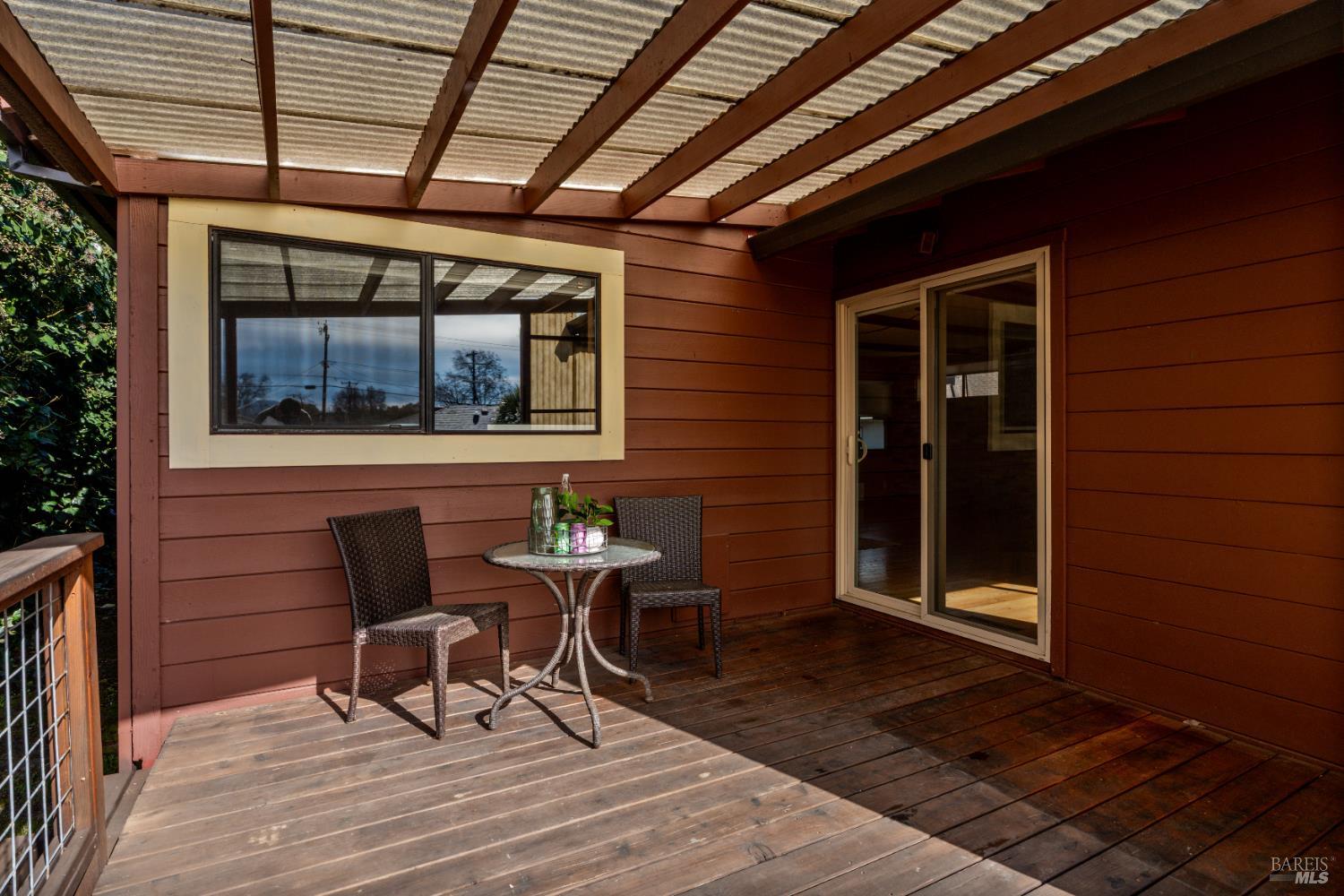 329 Jones Street Ukiah, CA 95482 - Photo 21 of 25 Covered deck for year round enjoyment.