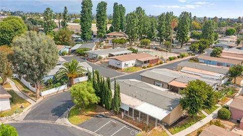 an aerial view of residential building and lake view