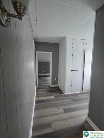 a view of a closet area