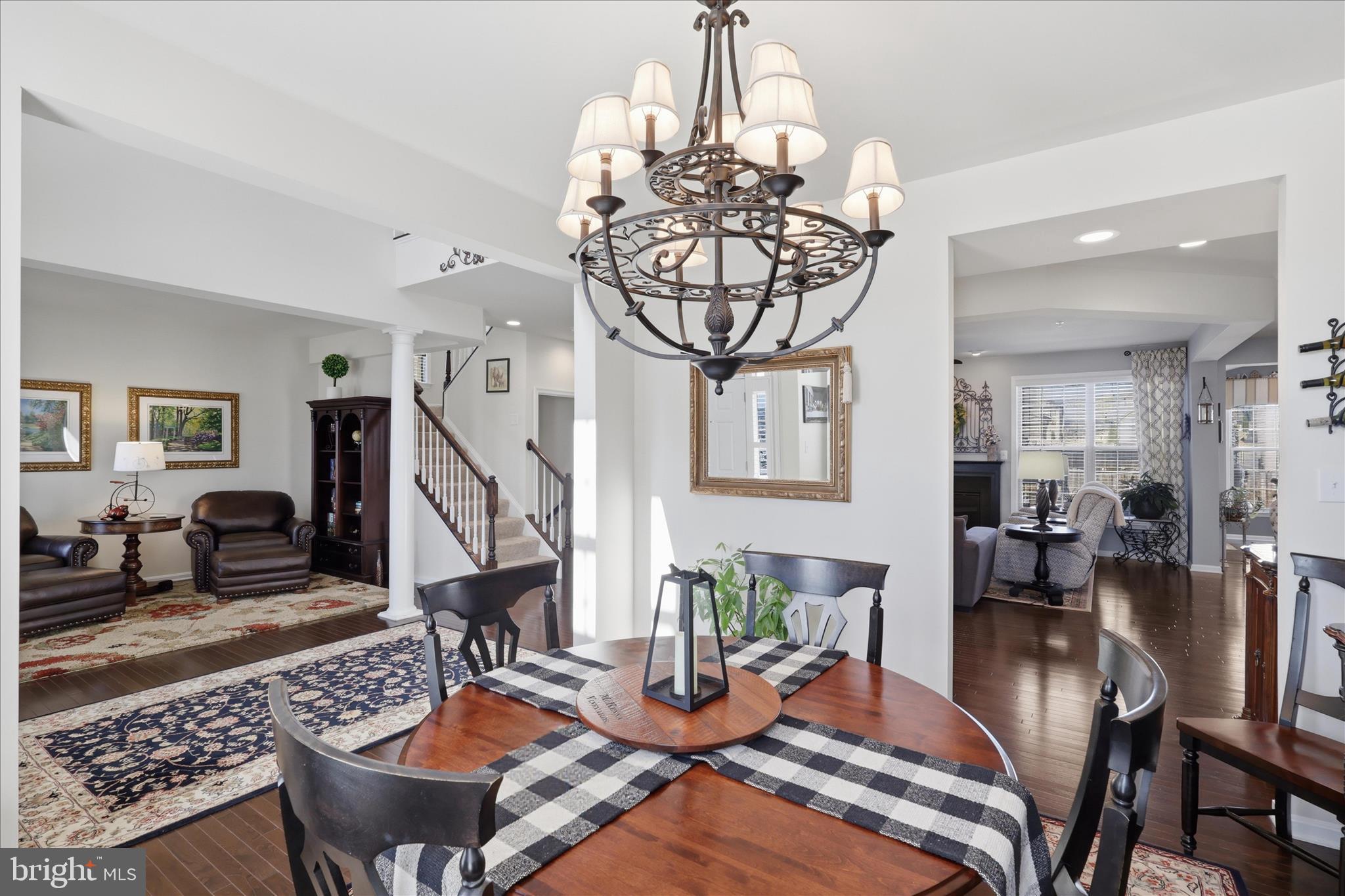 6606 Corbel Way Frederick, MD 21703 - Photo 11 of 60 a view of a livingroom and dining room