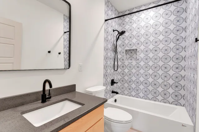 a view of outdoor space with wooden floor and deck